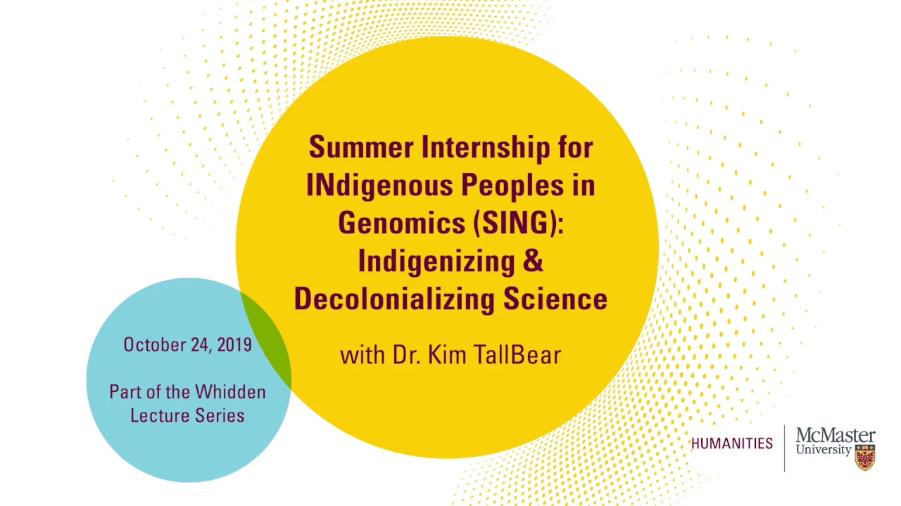 Dr Kim Tallbear (Whidden Lecture 2019)