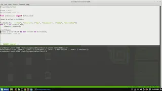 defaultdict in python