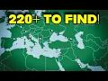 Can I Find ALL 220 Countries Territories on the Map Seterra Challenge