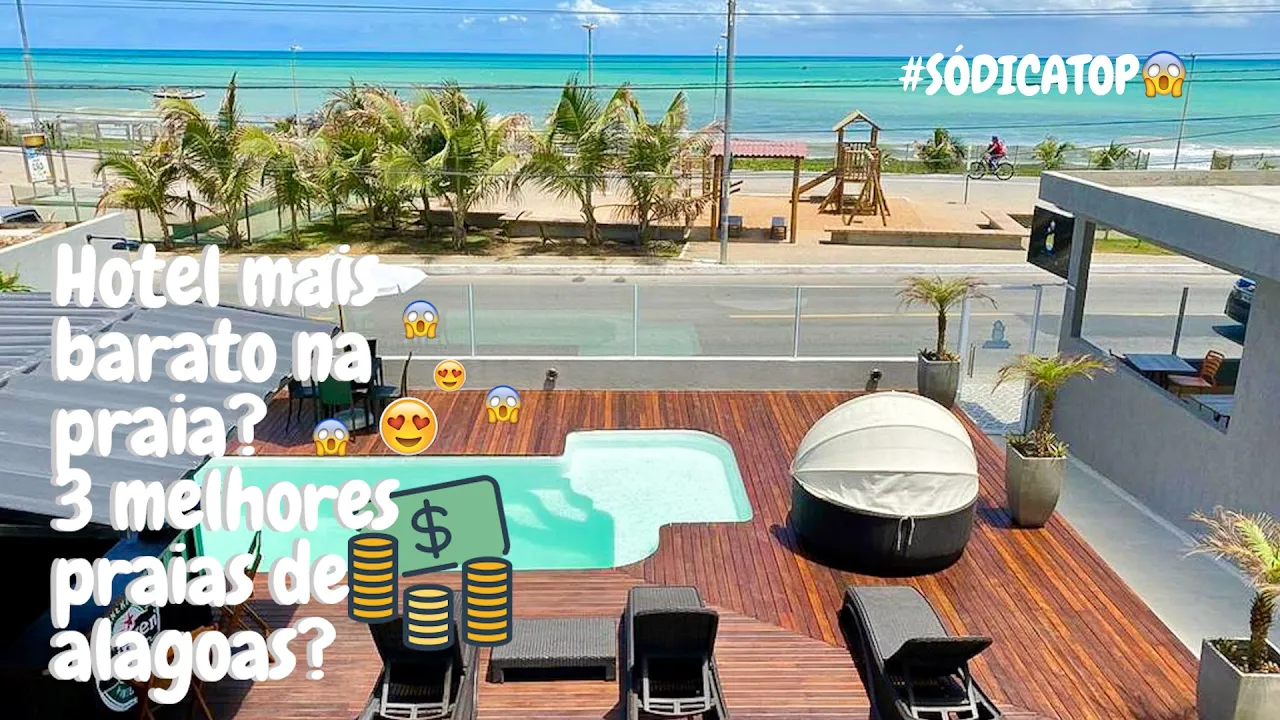 Hotéis mais baratos ao lado das melhores praias de  #maceio #al
