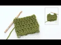 How to crochet a double crochet dc US treble crochet tr UK in the round