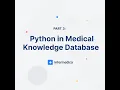 Python in Medical Knowledge Database