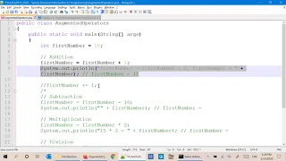 Java Augmented Assignment Operators