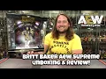 Britt Baker AEW Supreme Unboxing Review