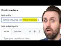 A GitHub Issue Title Did What