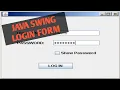 How to make a Login Form in eclipse