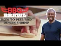 How to Peel and Devein Shrimp with Eddie Jackson BBQ Brawl Food Network