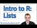 Introduction to R Lists