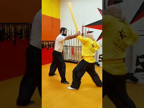 TSKF Kung Fu Equilíbrio em todos os sentidos, defesa contra paulada