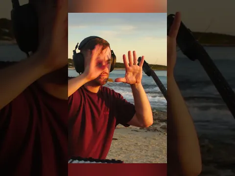 Conducting My Air Orchestra! #electronicmusic #beachsessions #handtracking