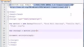 Beginner JavaScript Tutorial 31 join and pop JavaScript Tutorial