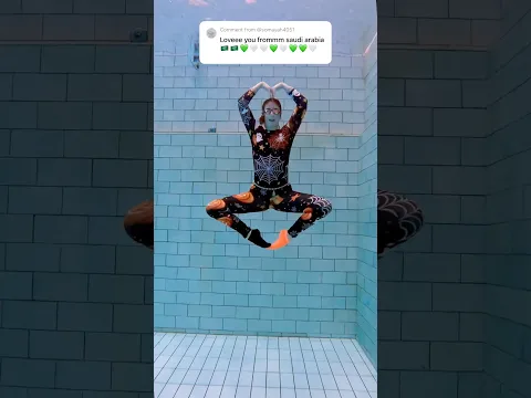 Sending love to Saudi Arabia 🇸🇦 | Underwater Zany Dance