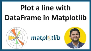 4 How to plot a line with DataFrame in Matplotlib Python Matplotlib Tutorial Amit Thinks
