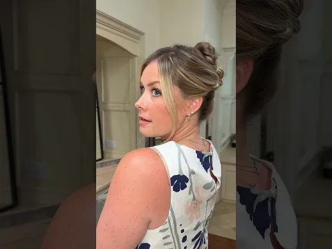 How to do an updo that won't fall #updo #hairupdo #hairtutorial #hairtutorials
