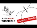 Rhino Modeling Tutorials Tangent Curves