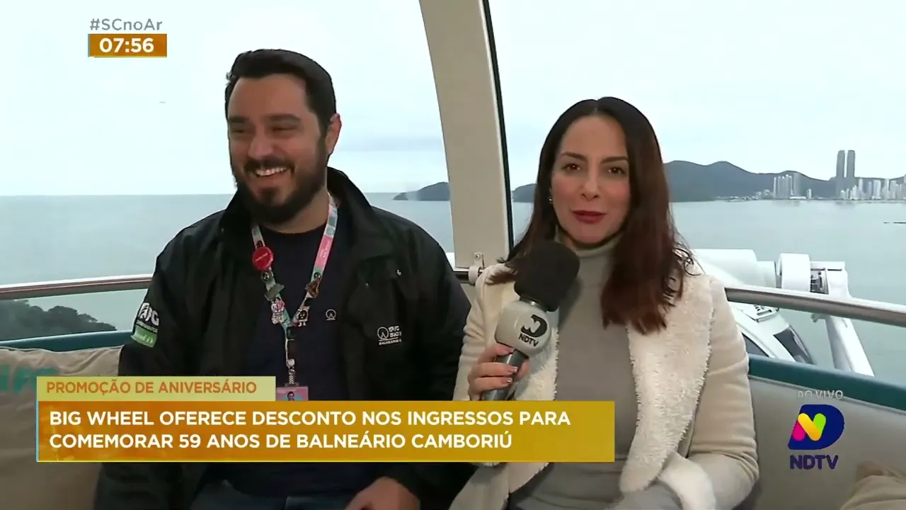 Ingressos da roda gigante de Balneário Camboriú têm desconto especial nesta semana