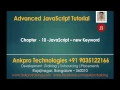 Advanced JavaScript - Chapter 10
