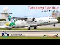 Download Lagu Turbroprop Rush Hour @ St. Maarten !!! Liat ATR 72-600, Air Antilles ATR 42-500, Insel Air Fokker 50