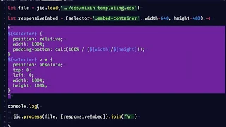 Using JavaScript as a CSS Preprocessor
