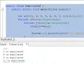 Write a Java program to find the duplicate values of an array of integer values
