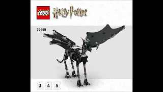 LEGO 76458 Instructions | Harry Potter | Thestral Family | Adult Thestral