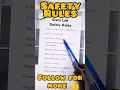 Stem Lab Safety Rules