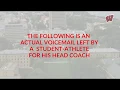 Thank You Coach