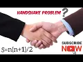 How to Find the number of handshakes Handshake Problem Learn Math with Zain