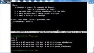 How to Create a Shell Script Function Library