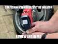Craftsman V20 Cordless Tire Inflator Review and Demo
