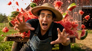 Zach King Turning Watermelons into MORE Watermelons - Magic Tricks Compilation