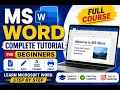 MS Word Chapter 8 Tutorial for Beginners Learn Microsoft Word Step by Step