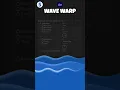 Wave warp effect in After effects