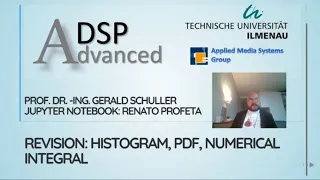 Advanced Digital Signal Processing using Python - 04r Revision Histogram PDF Numerical Integral