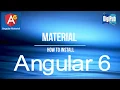 How to install Angular Material in Angular6 2