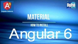 How to install Angular Material in Angular6 2