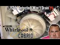 SD CODE WHIRLPOOL CABRIO WASHER WON T DRAIN SAVE YOUR MONEY EASY FIX