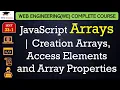 L33-1 JavaScript Arrays Creation Arrays Access Elements and Array Properties Web Engineering