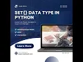 Python Sets Tutorial Learn Set Operations and More