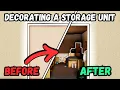 Decorating a STORAGE UNIT in Bloxburg