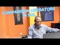 Comparison Operators in SQL pt14