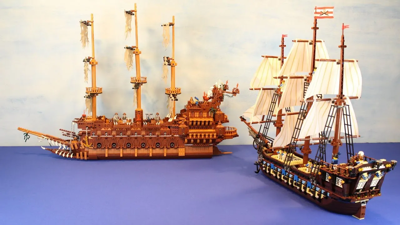 Lego Pirates Of The Caribbean 4184 Black Pearl - MengBrick Build. 