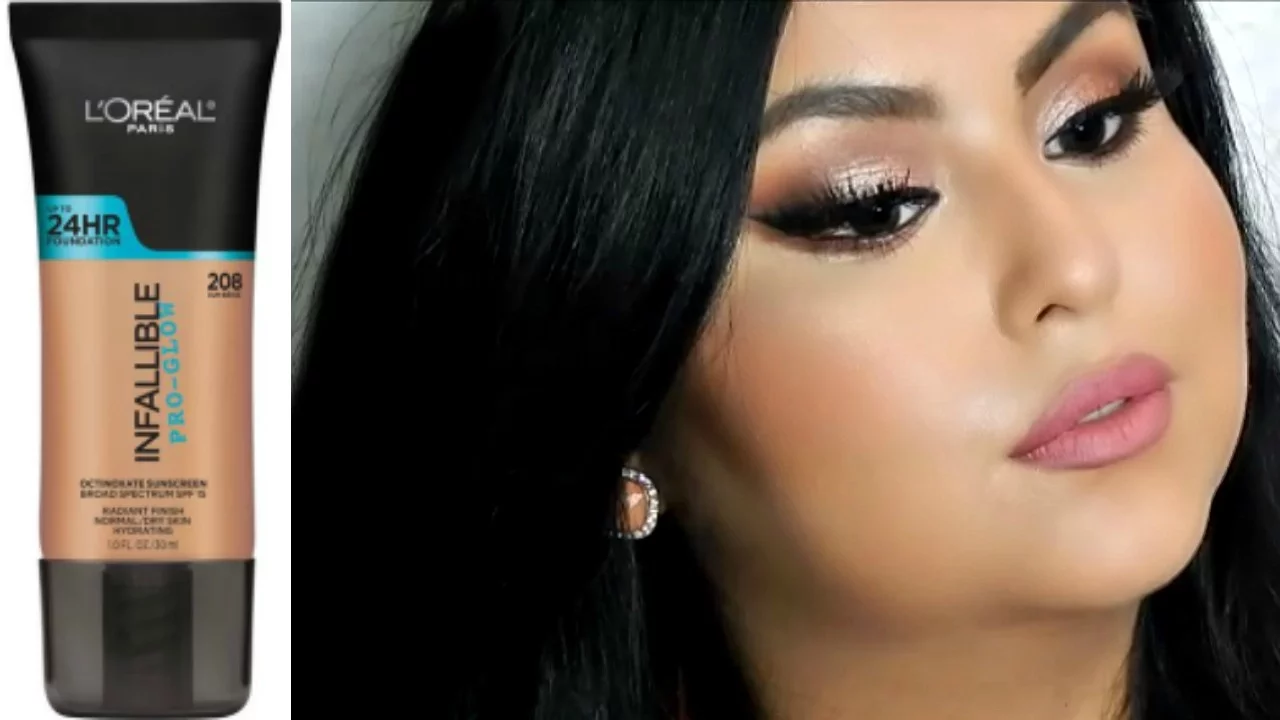 NEW L'oreal Pro Glow Foundation Review, Swatches, Demo & Wear Test!