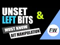 How to Unset all bits except the rightmost 1 - Bit Manipulation Interview