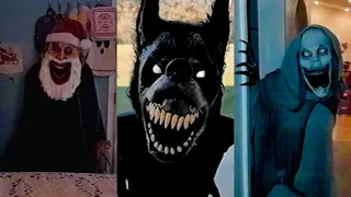 a festive 10 minutes of jump scares scary videos tiktok compilation
