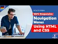 How to Make 100 Responsive Navigation Bar Menu using HTML and CSS 100 the easiest Way