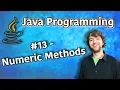 Java Programming Tutorial 13 - Numeric Methods max compare valueOf parseInt etc