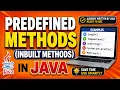 Predefined Methods in Java Inbuilt methods in java