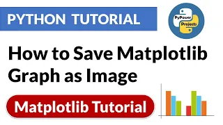 How to Save Matplotlib Graph as Image Matplotlib Python Tutorial PyPower