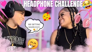 HEADPHONE CHALLENGE WITH MY GF 